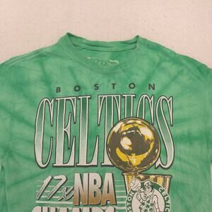 Mitchell & Ness Boston Celtics Crew Neck Basketball Shirt Mens Size M Green